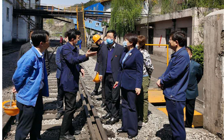 古交市市长刘锦春到西曲矿选煤厂调研