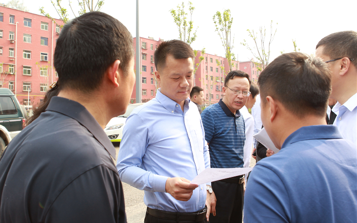 万柏林区区长张喆来西山煤电推进两河西延工程