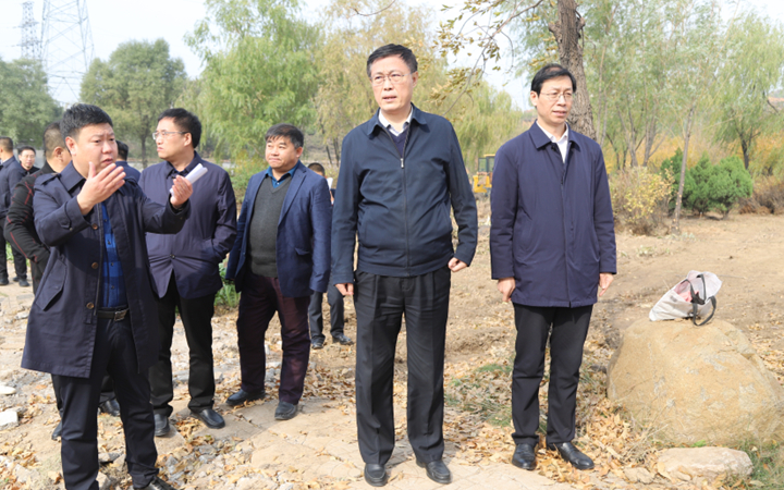 西山煤电领导督导马兰矿矸石山治理工作