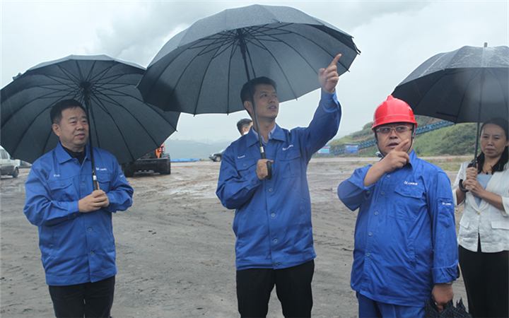 黄巍到西山煤电调研