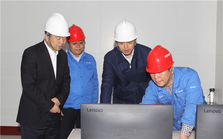 黄巍来古交电厂督导供热工作