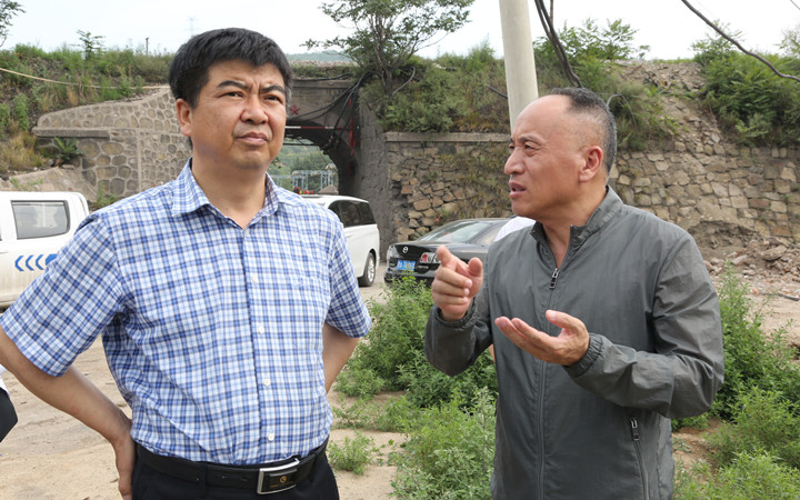 张继宏到西山国家矿山公园视察工作