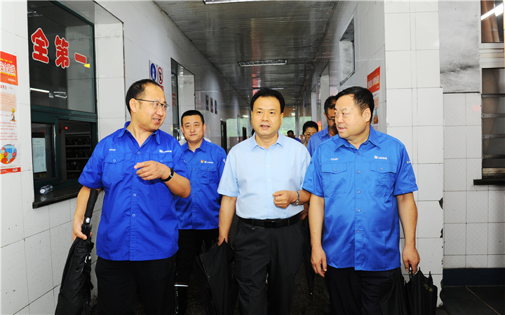 李堂锁来西山煤电督导汛期安全工作