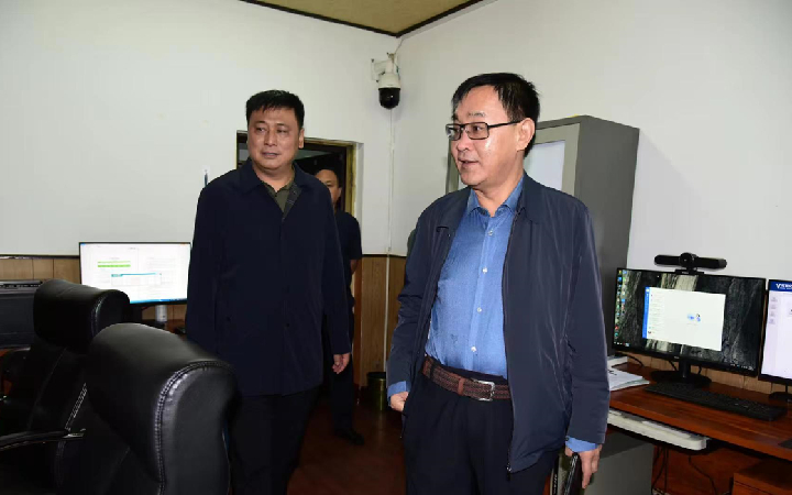 公司领导到东曲矿督导节日期间安全生产工作